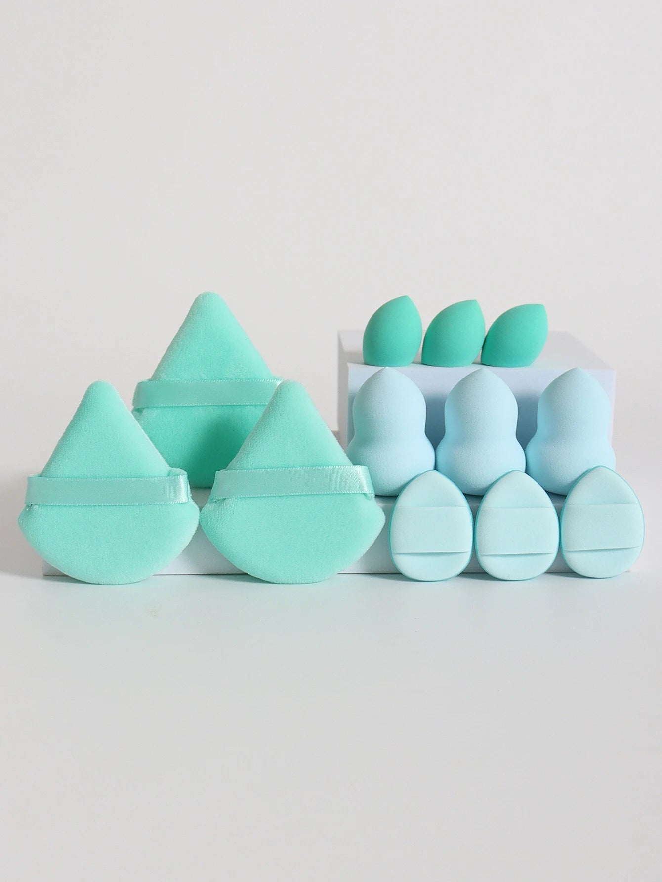 Set 12 Pz di spugne per trucco multiuso, set di diversi colori