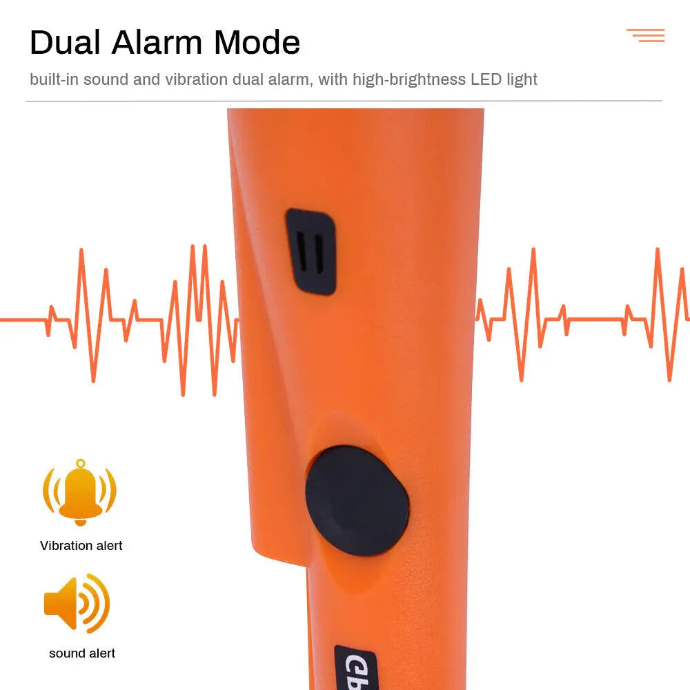 Metal Detector portatile Pointer Sonda Antigraffio Impermeabile Scansione a 360 gradi