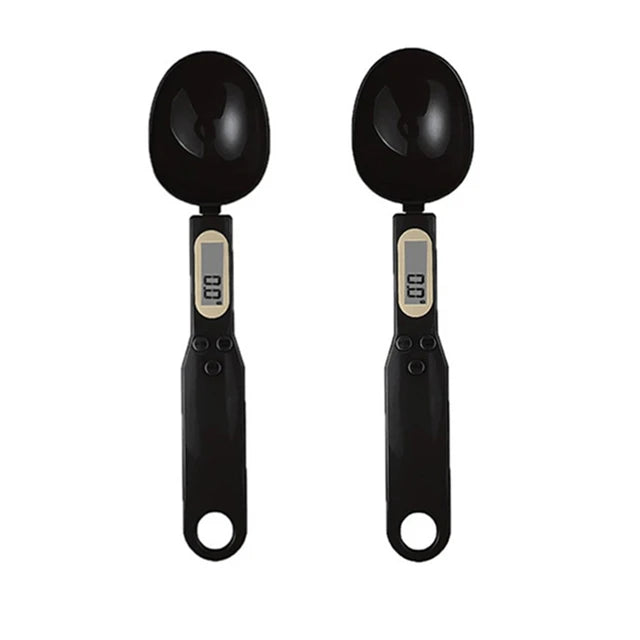 Mini Bilancia a cucchiaio Bilancia da cucina digitale, 0,1-500g, Cucchiaio di misura del peso per Farina, Latte, Caffè in polvere,