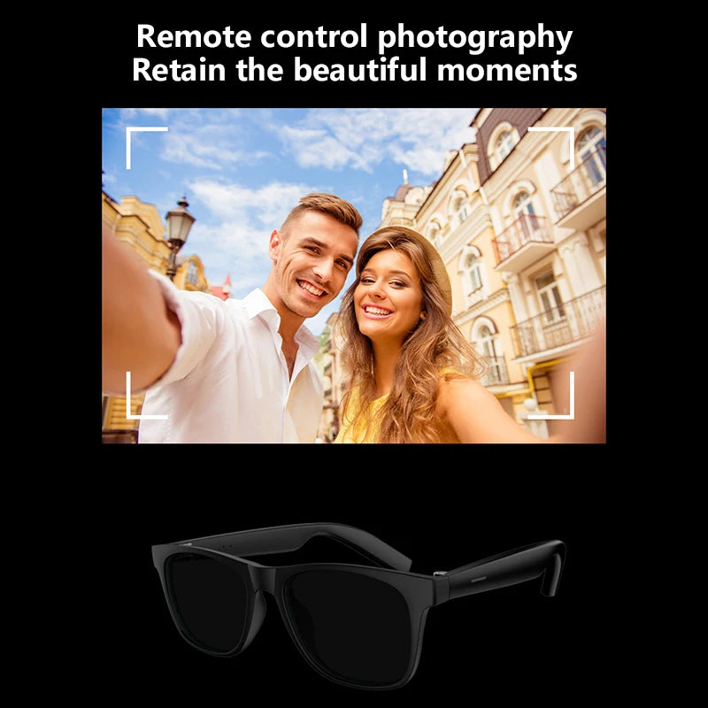 LENOVO Occhiali Smart Touch Photo Camera Registrazione Traduttore Assistente vocale Occhiali Bluetooth wireless