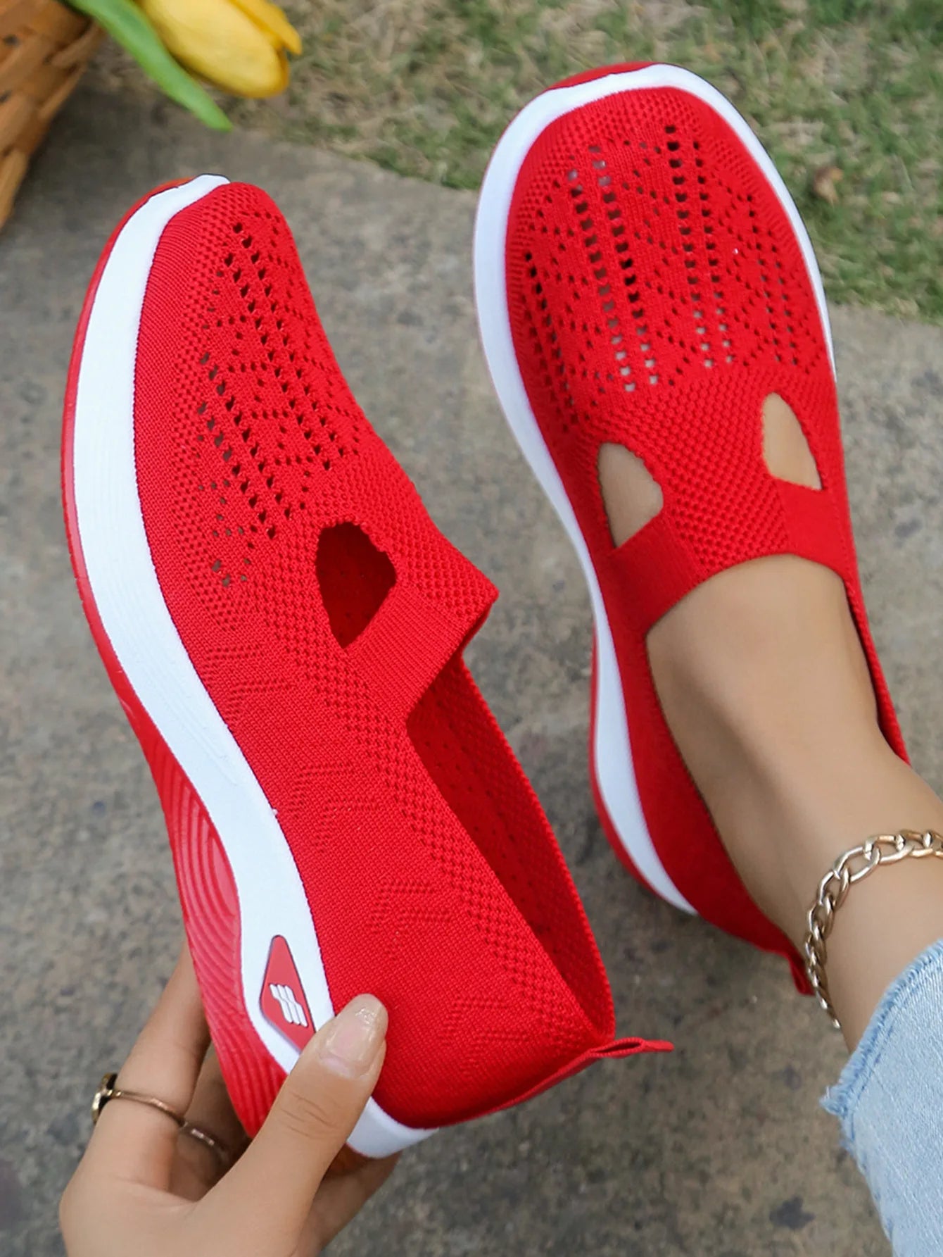 Scarpe sportive primaverili nuove da donna, alla moda, traspiranti, leggere, antiscivolo, resistenti all’usura,