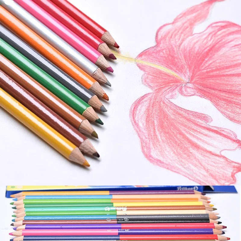 Matite a doppia testa a 24 colori per Disegno professionale