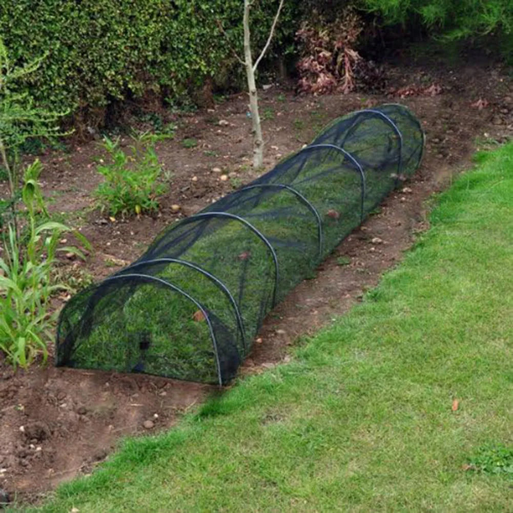 Serra Agricola Rete nera Tunnel di piantagione Copertura in plastica per la protezione delle piantagioni di ortaggi