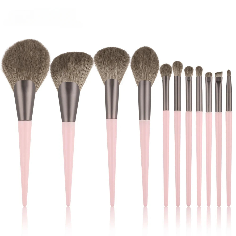 33/ 40 pezzi Set di pennelli morbidi per trucco professionali con accessori
