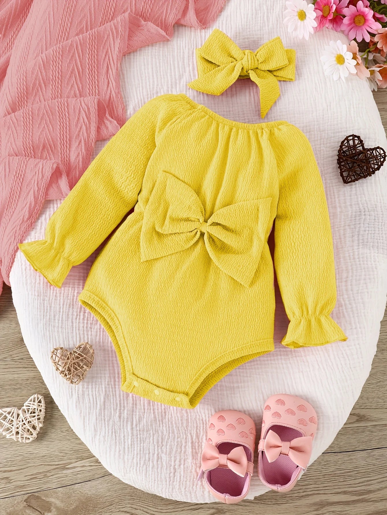 Set di due pezzi primavera bambini in cotone