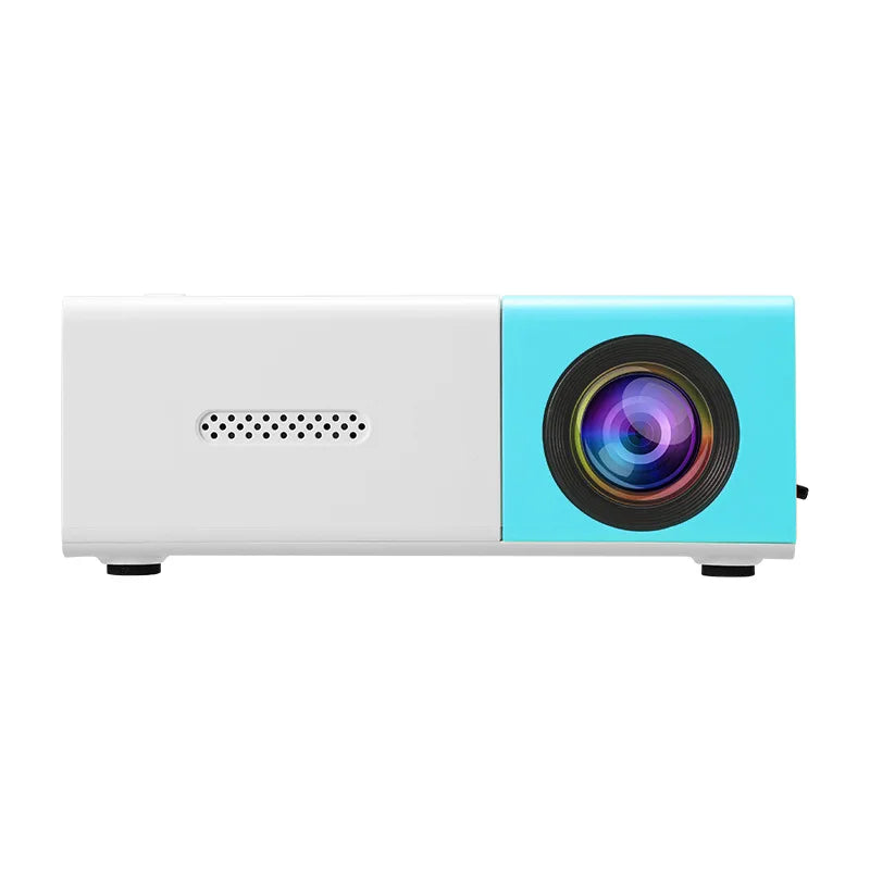 2026 Mini proiettore casa videoproiettore portatile, supporta la proiezione del telefono cellulare, adatto per TV Stick/USB/laptop