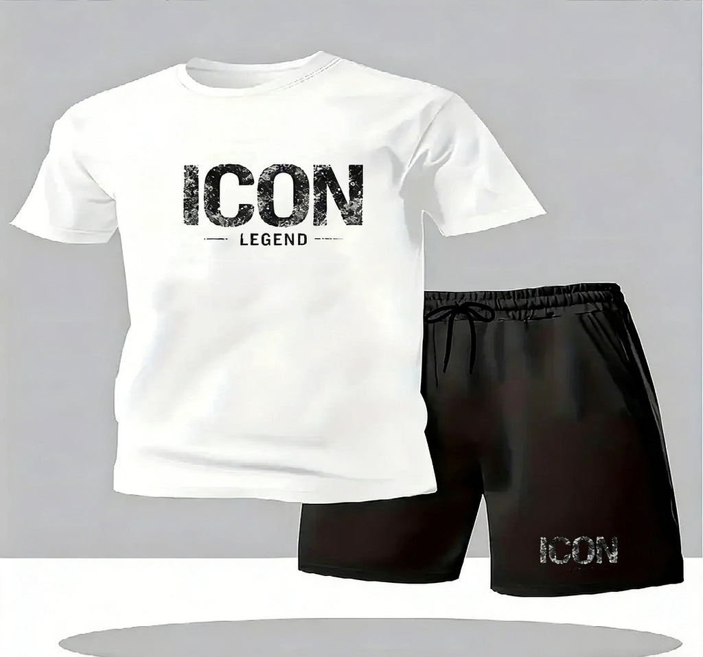 Set Estate T-shirt e pantaloncini Stampa ICON
