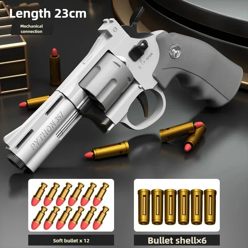 357 Revolver Launcher Pistola EVA Soft Dart
