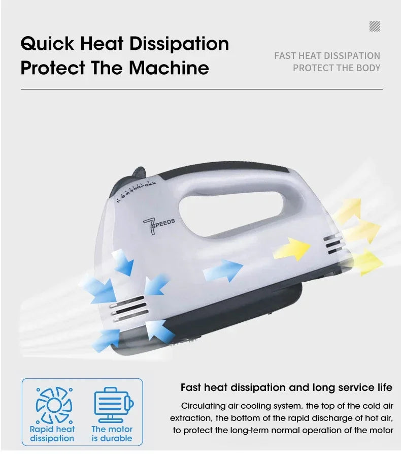Miscelatore automatico per uso domestico, frullatore a 7 velocità
