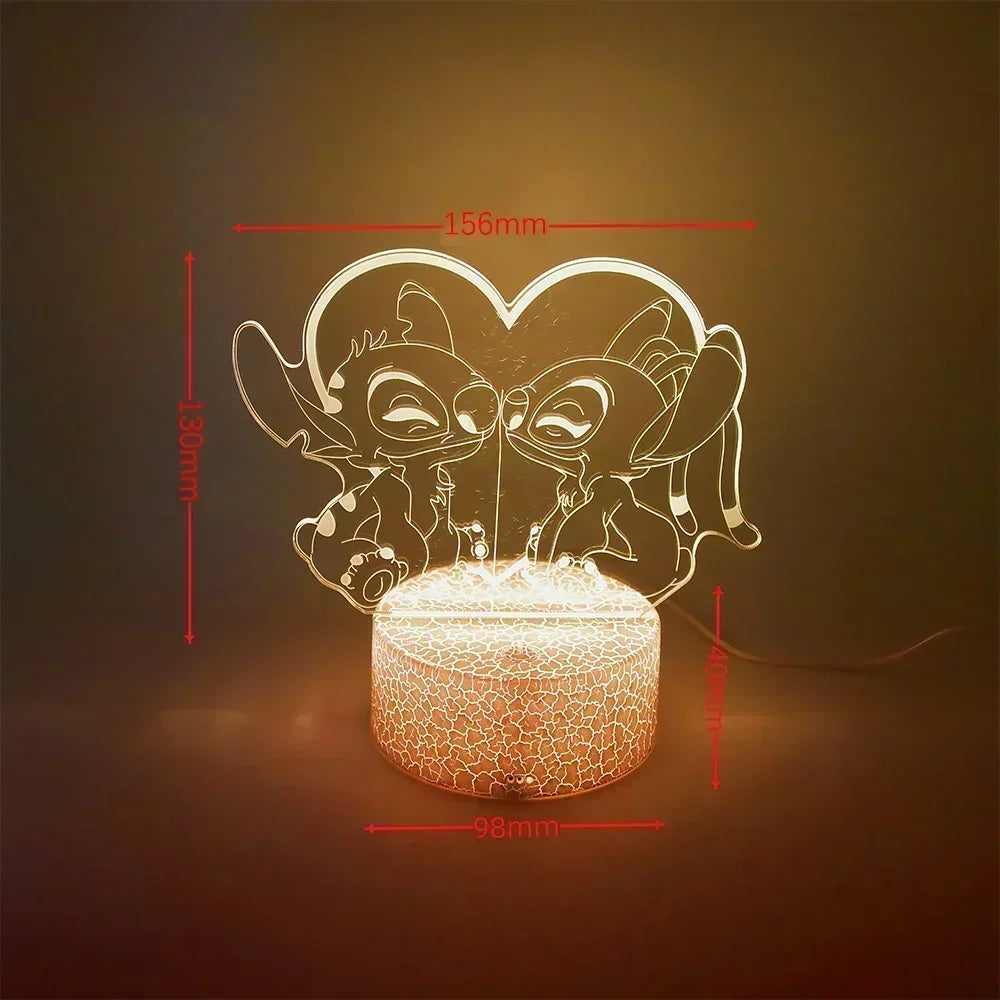 Lampada STITCH  LED Luce notturna Telecomando Smart Touch