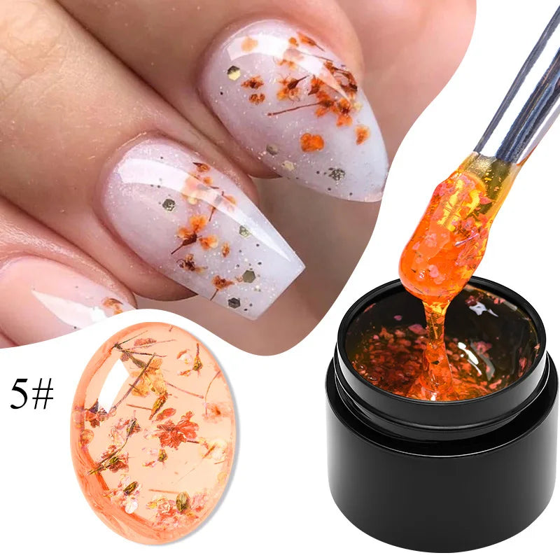 MEET ACROSS 5ml Gel Smalto per unghie Nail Art Top Gel tutti i colori