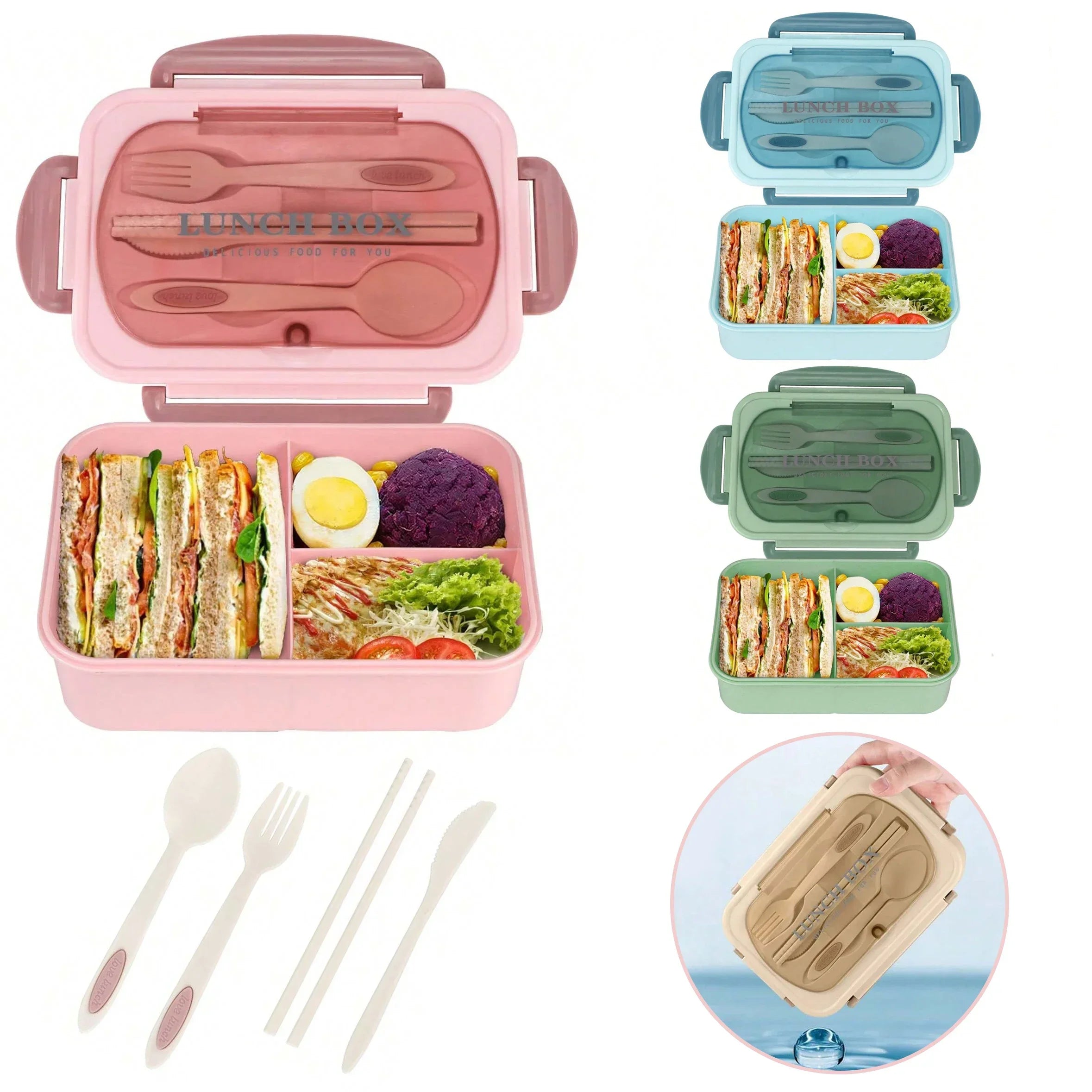 Box Per Pranzo Con 4 Scomparti