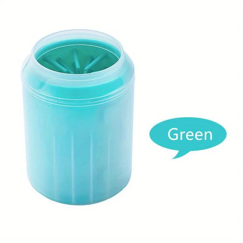 Tazza detergente per zampe di animali Pettini in silicone morbido Portatile