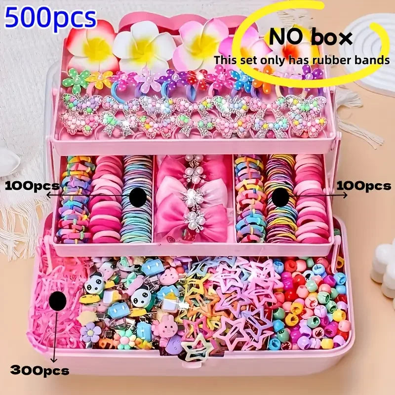 Set di accessori per capelli 500 Pz