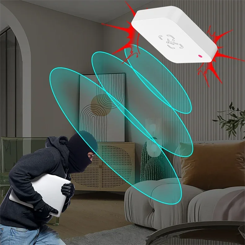 Tuya WiFi Sensore di presenza umana Rilevatore radar MmWave con sensore di luminanza per Smart Home Smart Life