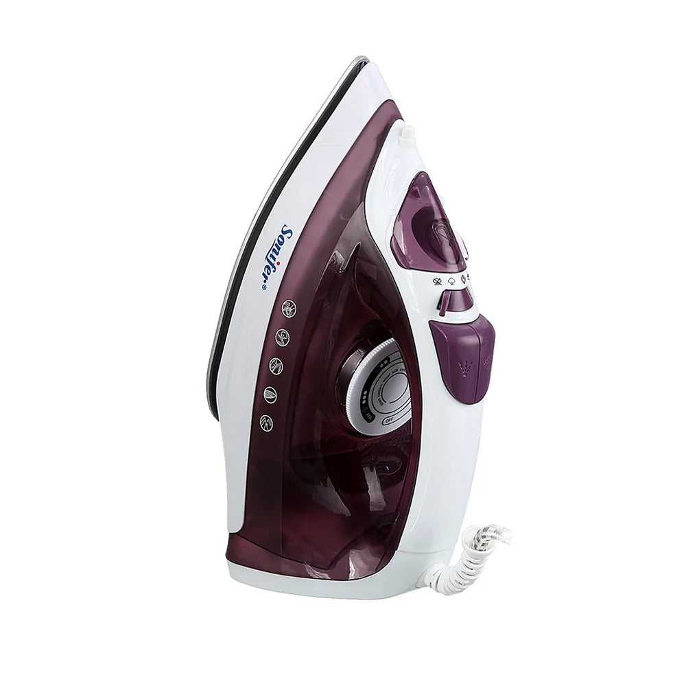 Sonifer Ferro da stiro elettrico Mini vapore portatile per indumenti Ferro da stiro a vapore per abbigliamento in ceramica regolabile