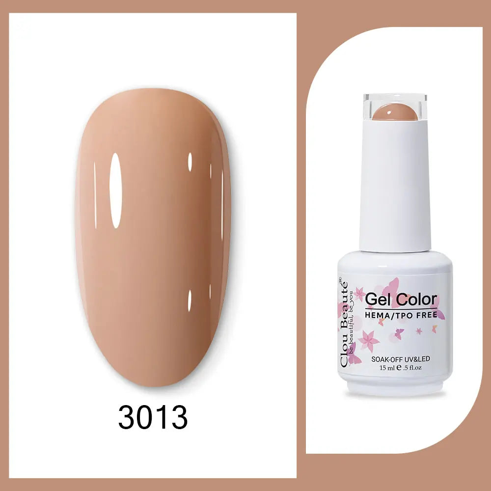 CLOU BEAUTÈ  15/10ml Semipermanente Gel Smalto Unghie 400 colori disponibili