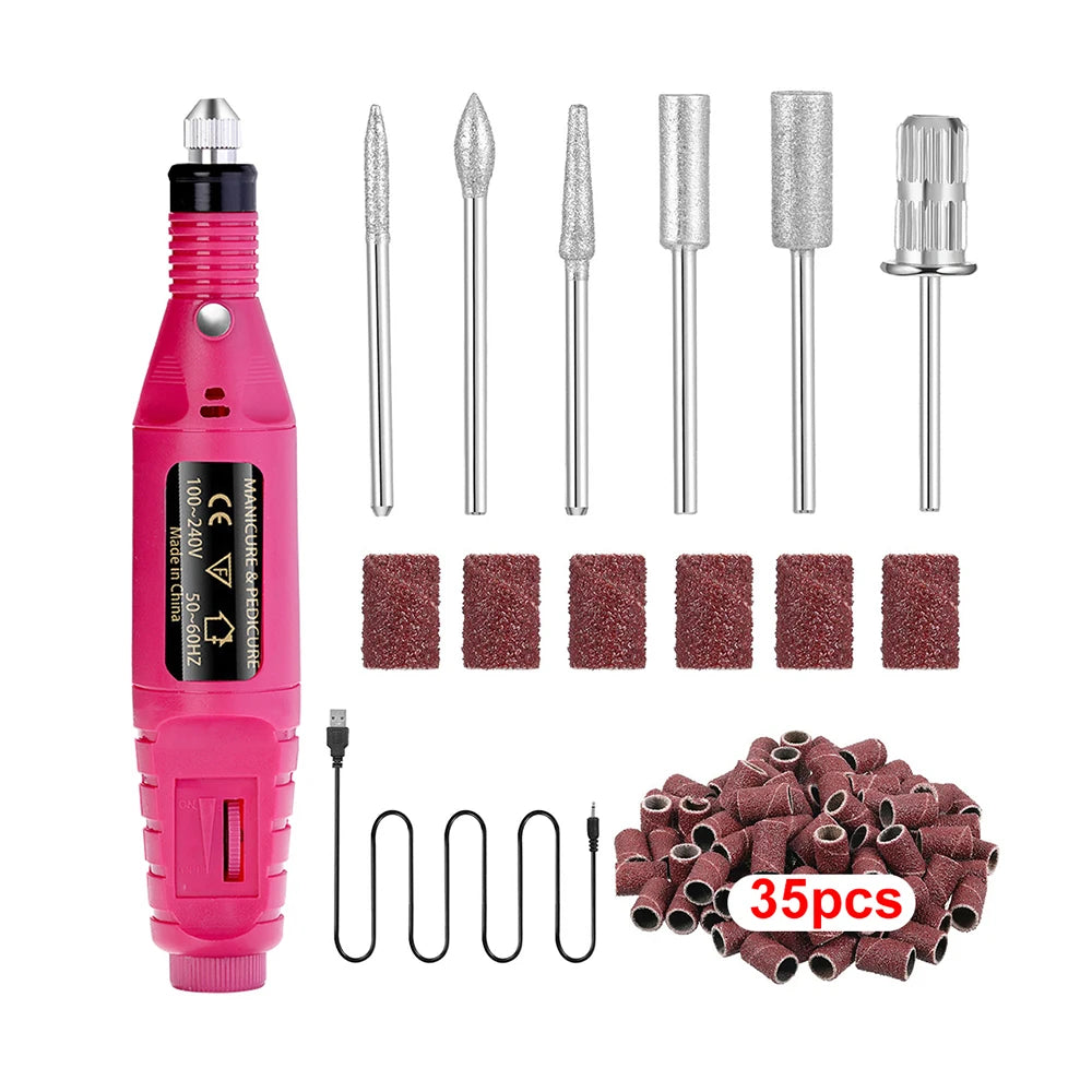 Trapano per unghie elettrico + Set fresatura