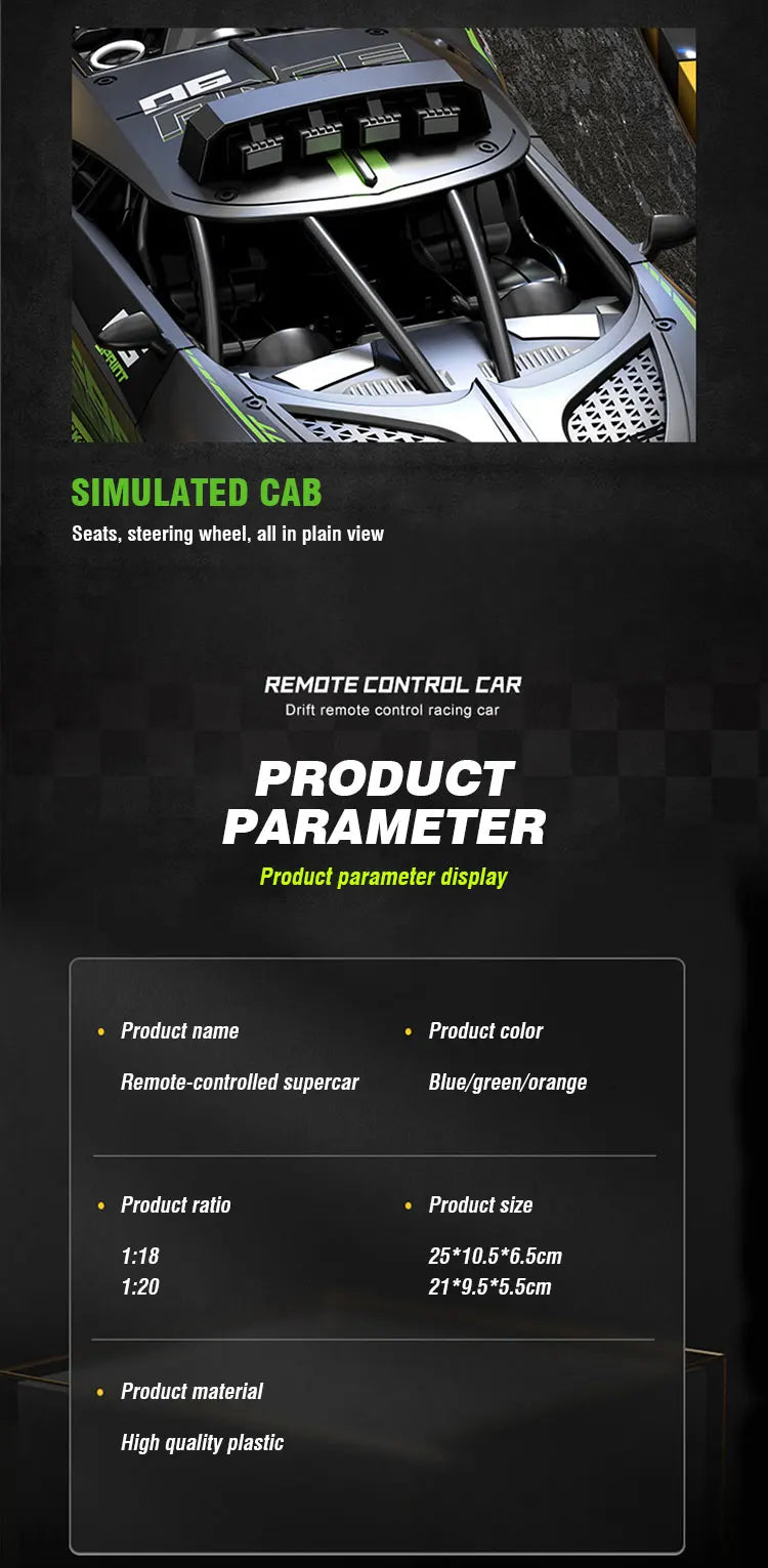 Rc Car 4Ch Auto elettrica telecomandata