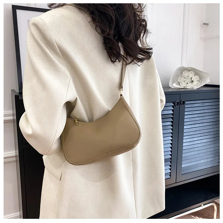 Borsa a tinta unita alla moda,  elegante e di alta qualità