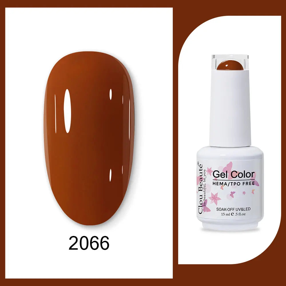 CLOU BEAUTÈ  15/10ml Semipermanente Gel Smalto Unghie 400 colori disponibili