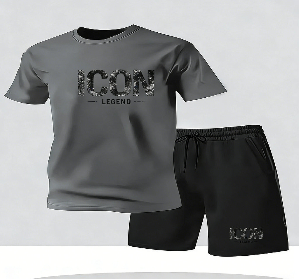 Set Estate T-shirt e pantaloncini Stampa ICON