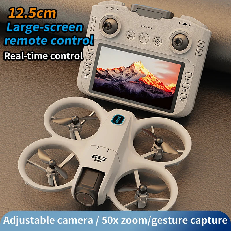 New GT3 MAX Drone 8K HD 4.3” Telecomando Modalita 360° Flip Quadcopter 2 modelli