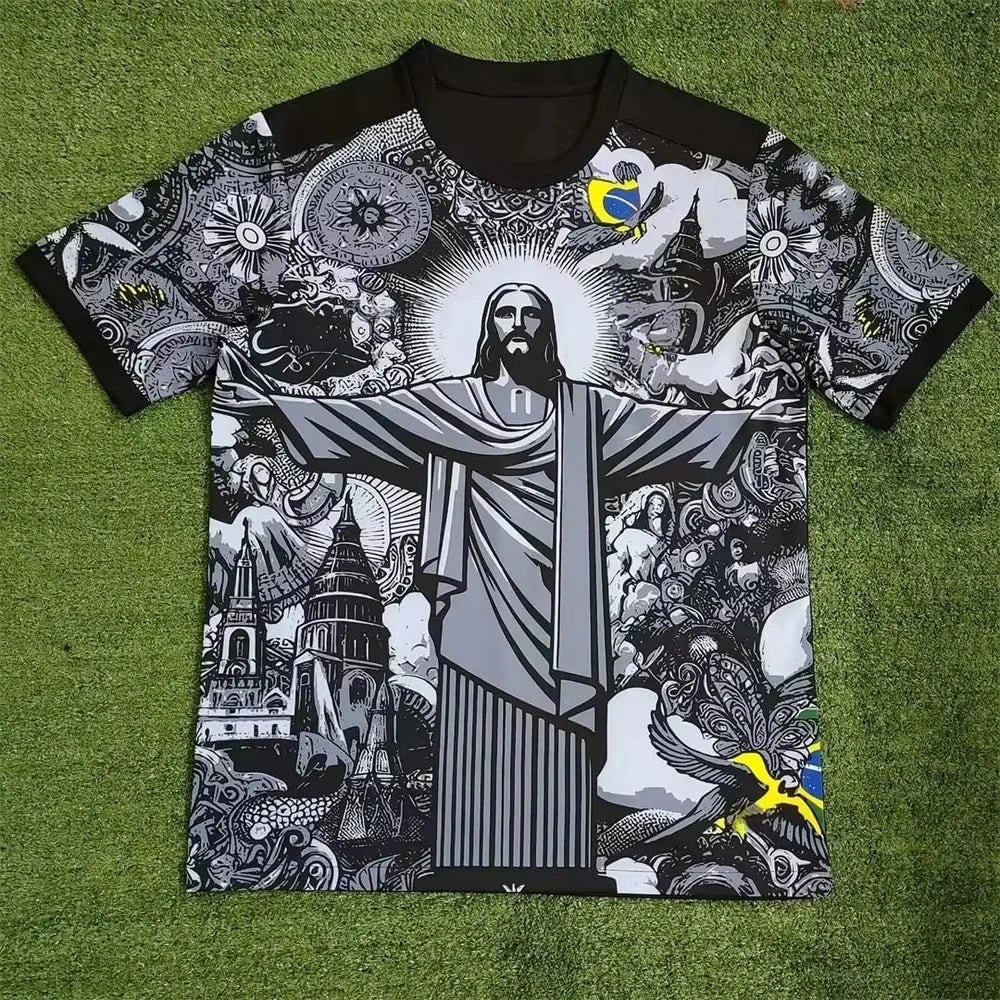 T-shirt BrasileEdizione speciale Gesù vari colori Premium Quality