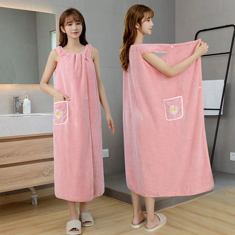 Asciugamano da bagno Indossabile Lavabile Accappatoio