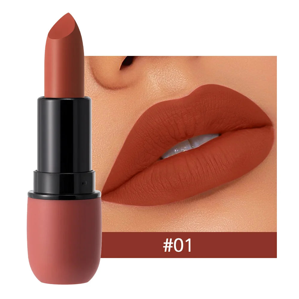 Rossetto opaco a 6 colori