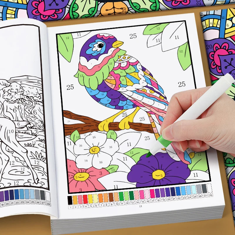 Libro da colorare 32 pagine Mandala Design
