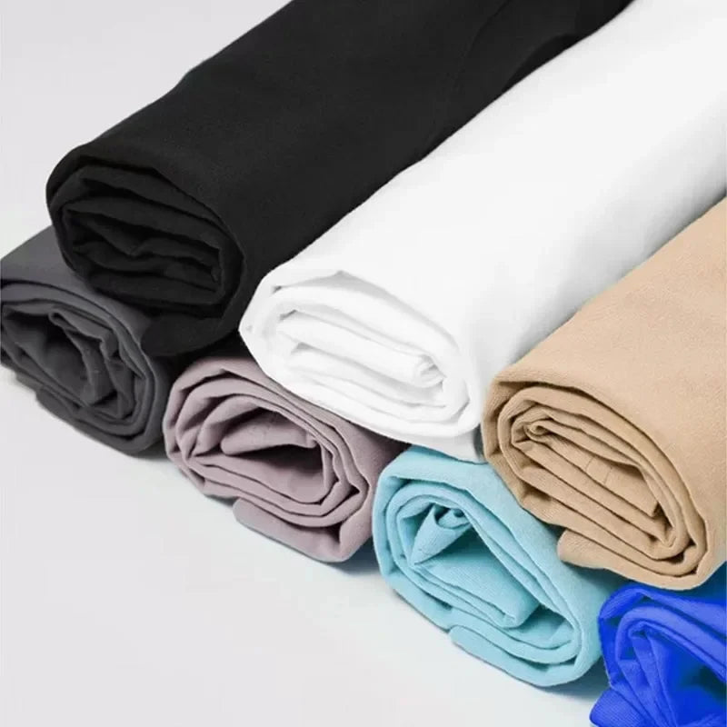 T-shirt A Maniche Corte 100% Puro Cotone, Sia Per Uomo Che Per Donna