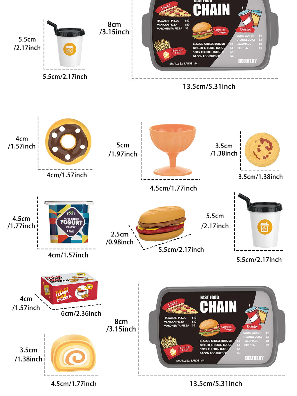 Giocattoli per bambini: gioco di finzione, barbecue, fast food, pizza, sushi, tè pomeridiano, dessert, cibo da cucina, set di giocattoli