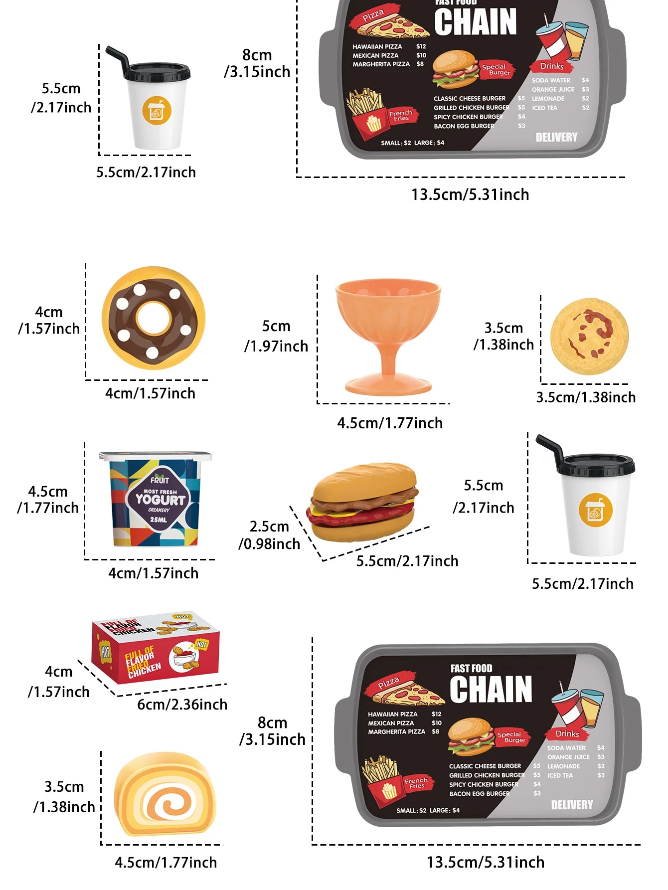 Giocattoli per bambini: gioco di finzione, barbecue, fast food, pizza, sushi, tè pomeridiano, dessert, cibo da cucina, set di giocattoli