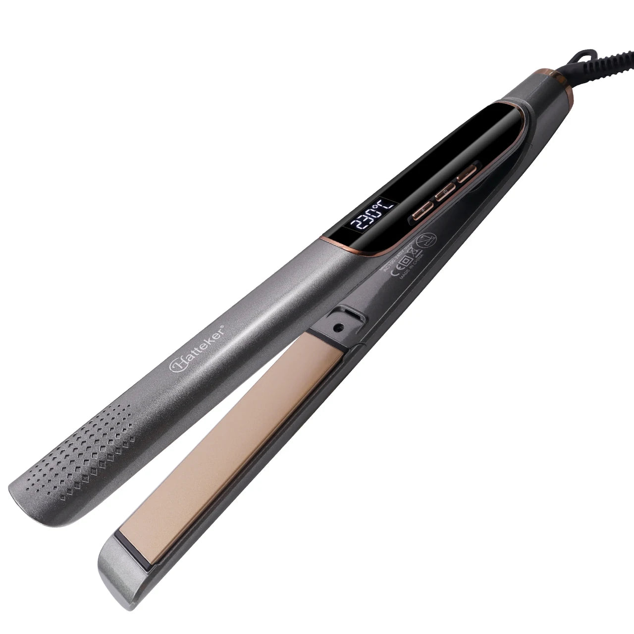 Piastra professionale per capelli per donna Display LCD a infrarossi