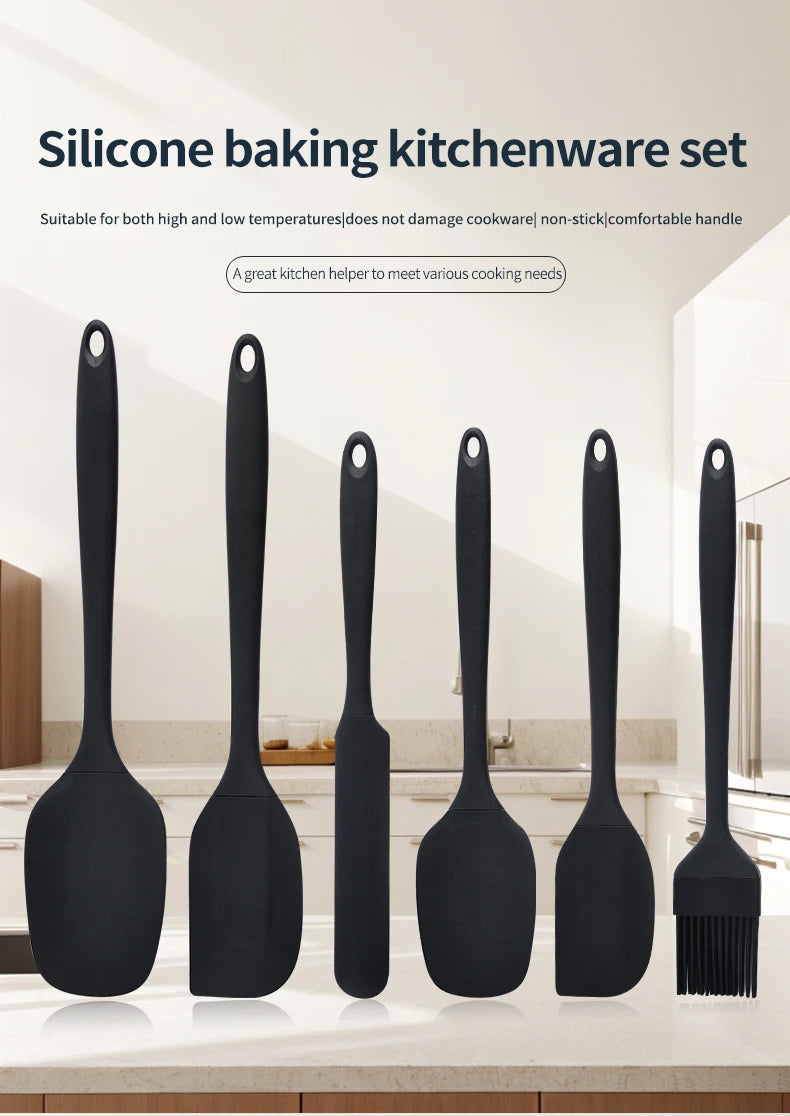 Set di 6 pezzi di utensili da cucina in silicone
