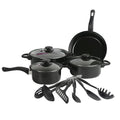 Set di pentole e padelle antiaderente + utensili 13 Pz