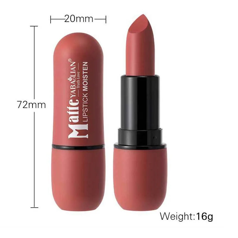 Rossetto opaco a 6 colori