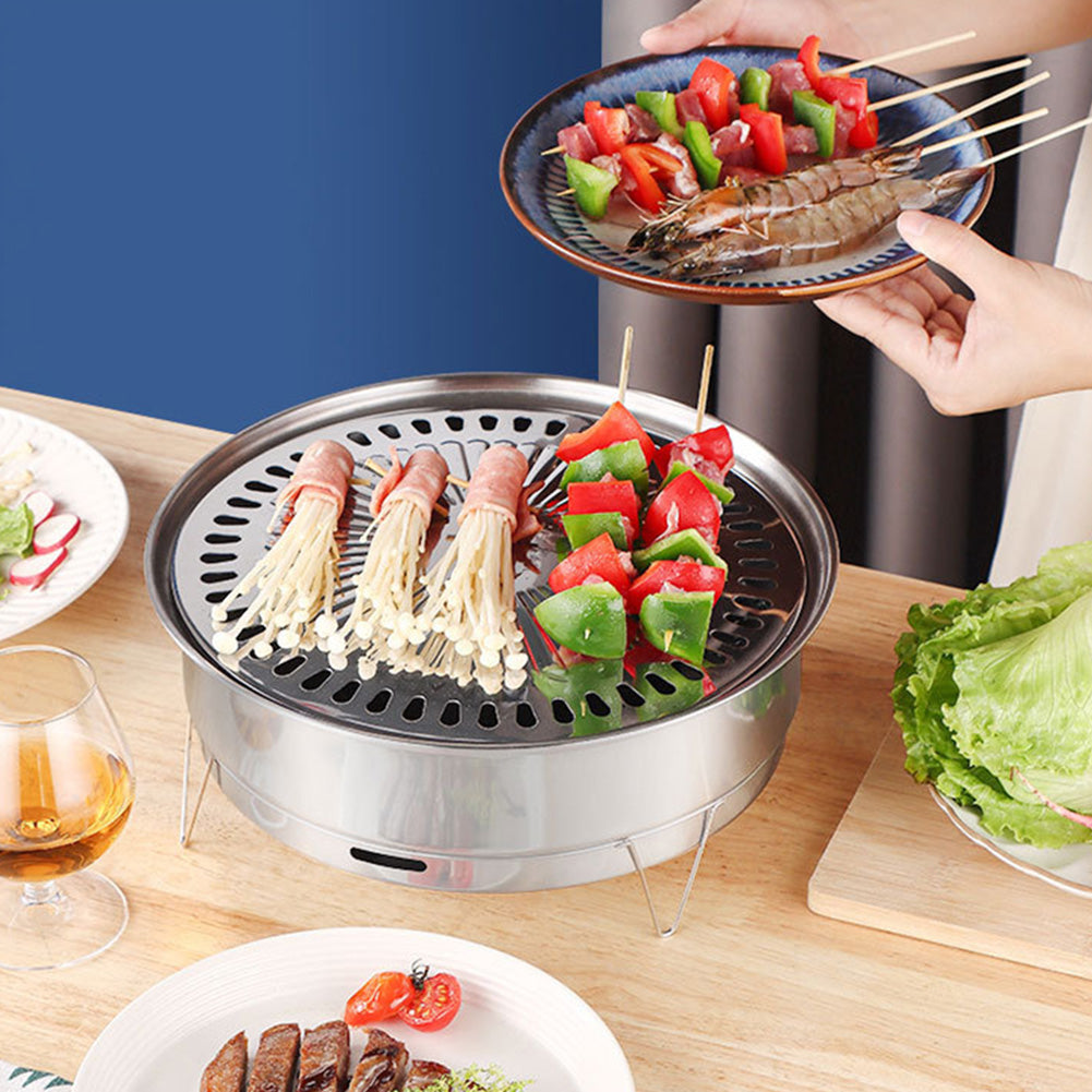 Forno per girarrosto 
in acciaio inossidabile in stile coreano