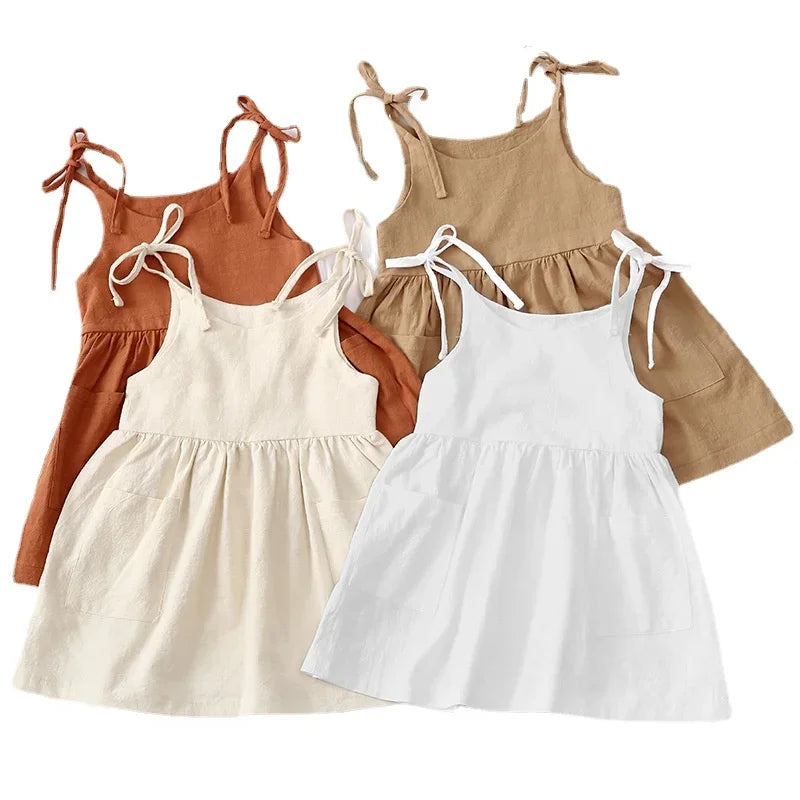Abito estivo per bambina in cotone