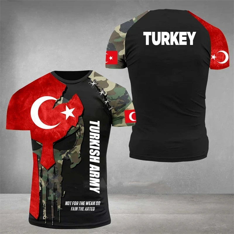 Turchia T-shirt da uomo Top