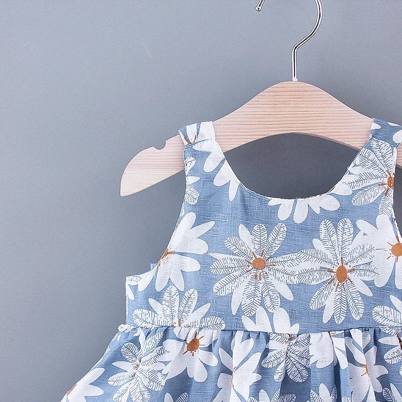 Vestito estivo Sweet Princess Dress con fiocco 0-3 anni