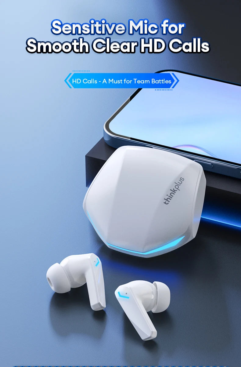 Lenovo GM2 Pro Cuffie Wireless Touch Control Auricolari Bluetooth Riduzione del rumore HiFi