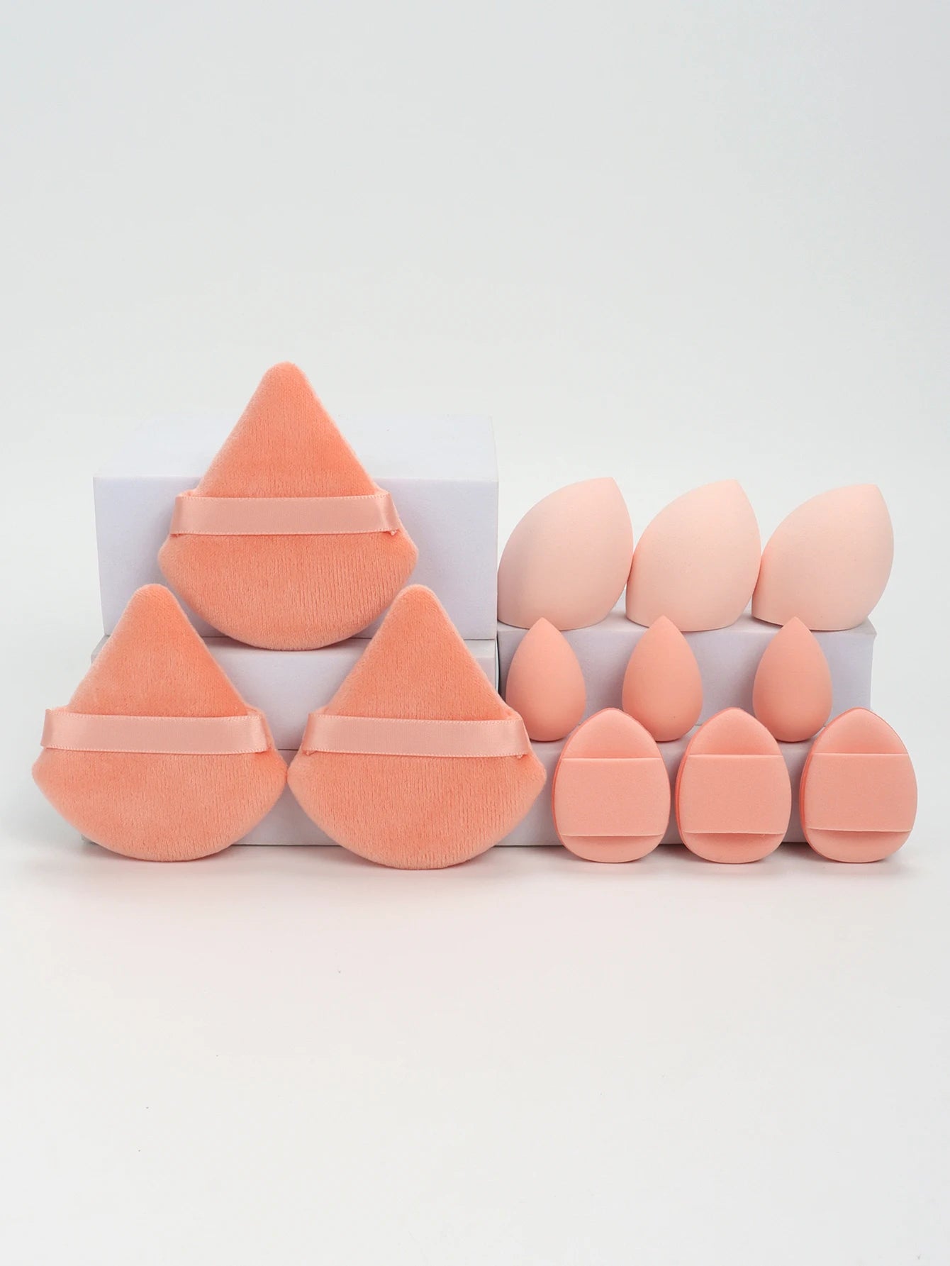 Set 12 Pz di spugne per trucco multiuso, set di diversi colori