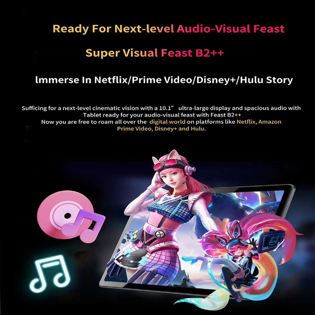 BDF-H39 Nuova versione aggiornata 5G Tablet Android 10.1 pollici Octa Core 6GB+128GB Ram 4G Dual SIM Dual WiFi Education Tablet 6000mAh