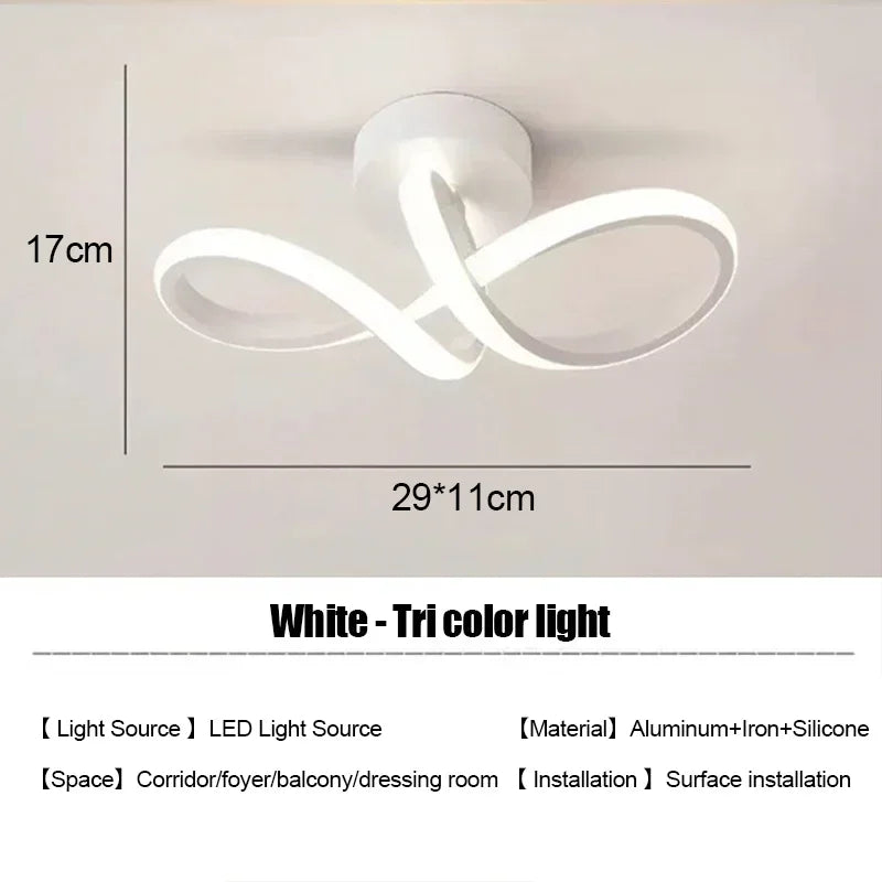 Luci da soffitto a strisce a LED stile moderno Forme multiple