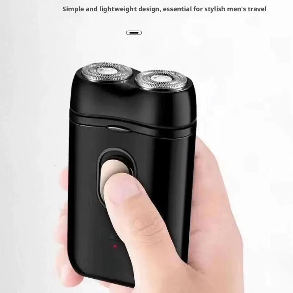 Rasoio elettrico portatile ricaricabile Usb per uomo, da viaggio mini, impermeabile