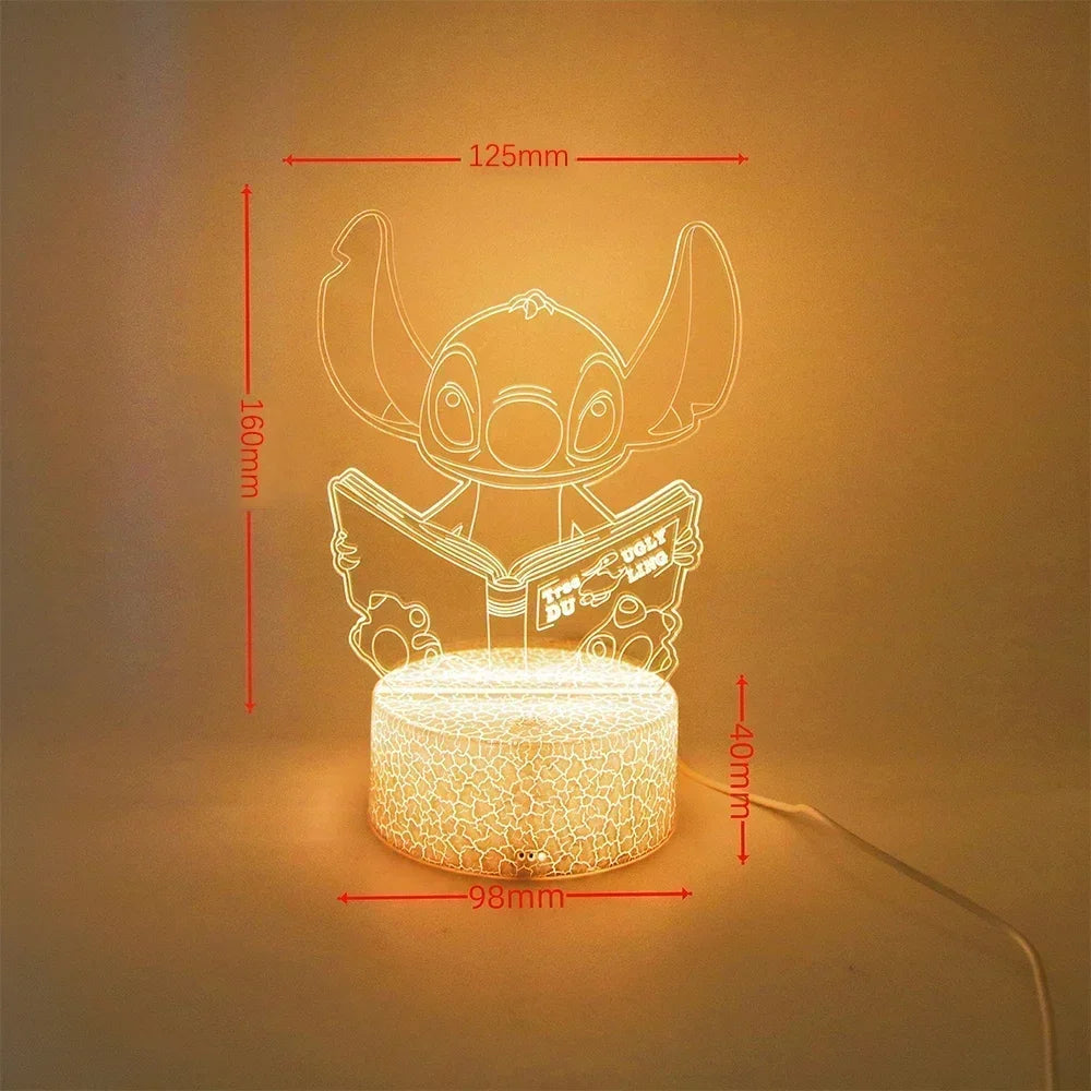 Lampada STITCH  LED Luce notturna Telecomando Smart Touch