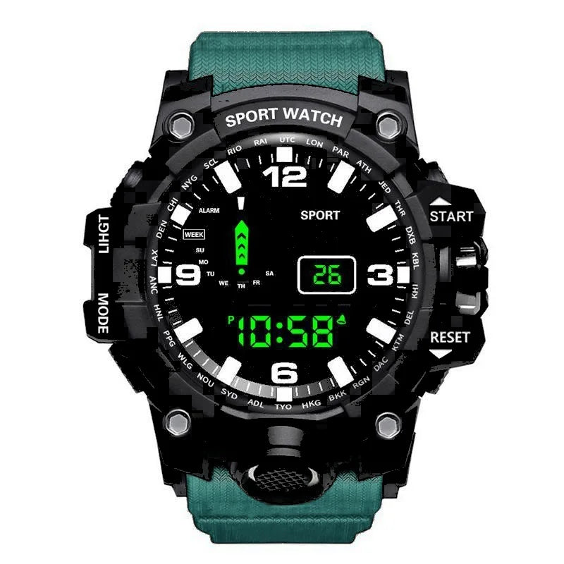 Orologio da uomo Multifunzionale Impermeabile Allarme luminoso