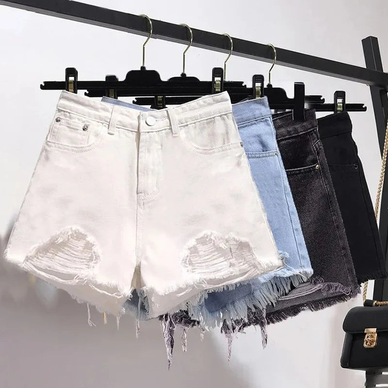 Jeans Donna Denim Shorts Lady Chic